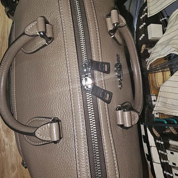 Coach Rowan Brown Leather Handbag (Large) - Picture 3 of 16